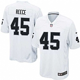 Nike Men & Women & Youth Raiders #45 Marcel Reece White Team Color Game Jersey,baseball caps,new era cap wholesale,wholesale hats